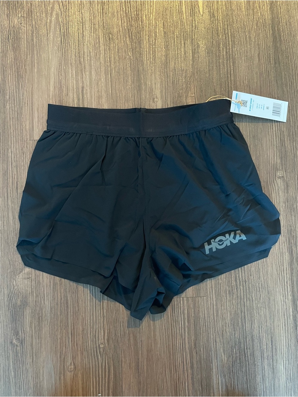 Hoka Black Women's Performance Running Shorts